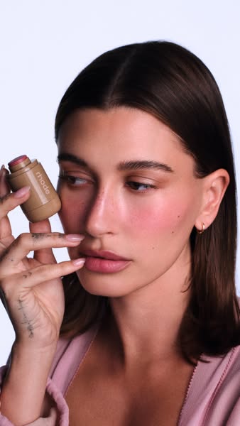 rhode ad: meet rhode 🎀 a line of curated skincare essentials and hybrid makeup developed by hailey rhode bieber.