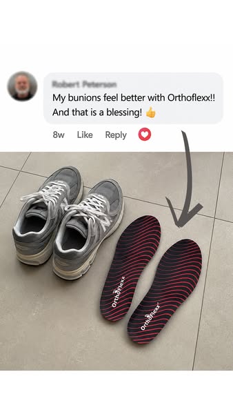 OrthoFlexx ad: Arch Support That Doesn't Collapse