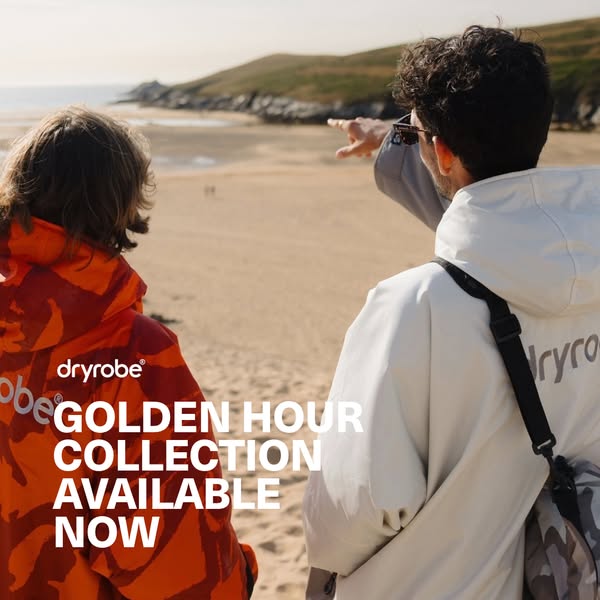 dryrobe ad: Introducing the Golden Hour collection