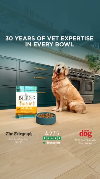 Burns Pet Nutrition ad: Nutrition for Every Dog