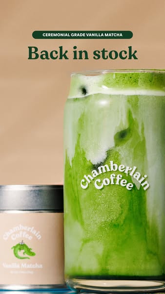Chamberlain Coffee ad: Restock your daily ritual.