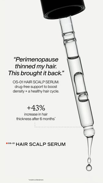 OneSkin ad: Target hair loss with OS-01 HAIR