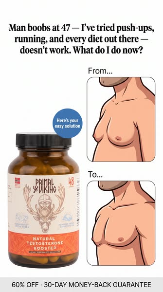 Primal Viking ad: #1 MAN BOOBS MELTER 🔥