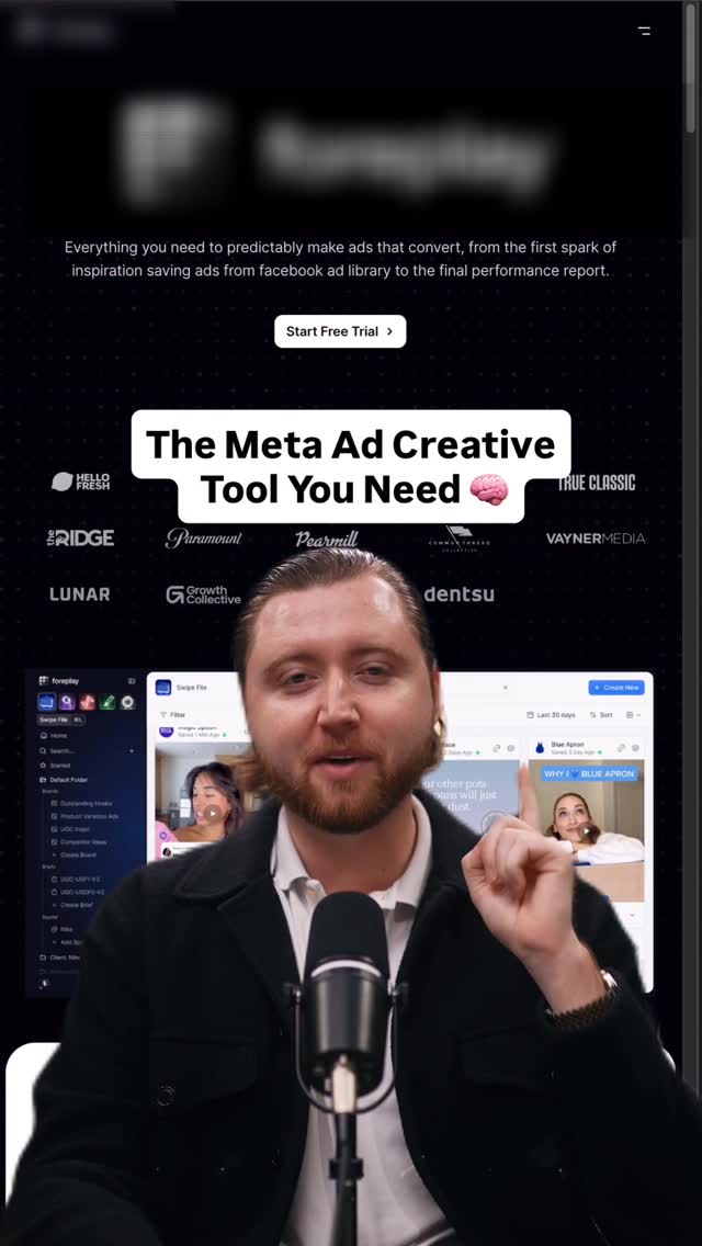 foreplay.co ad: Comment “TOOL” & I’ll Send It ✅