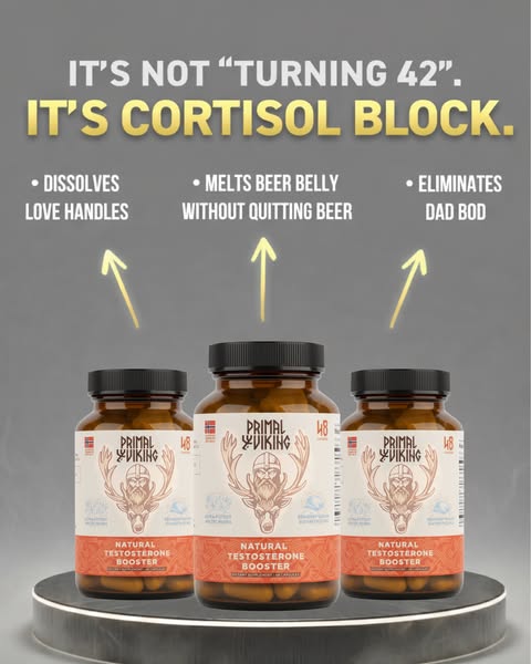 Primal Viking ad: The Cortisol Body Making Men Soft
