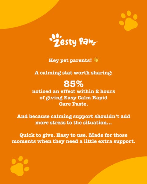 Zesty Paws UK ad: Fast acting calming support