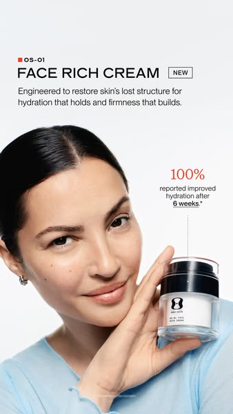 OneSkin ad: NEW OS-01 FACE RICH CREAM