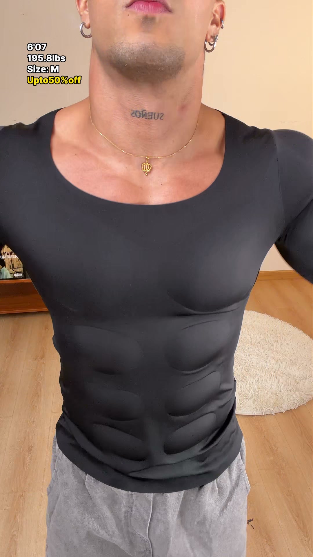 Nebility ad: Not real muscle. Just better shape.