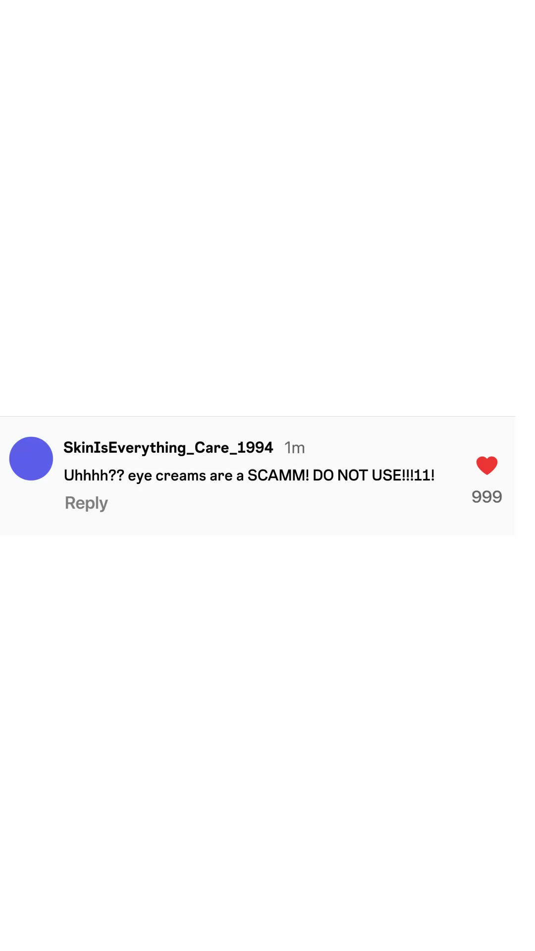 The Ordinary ad: Reimagine What An Eye Cream Can Do.