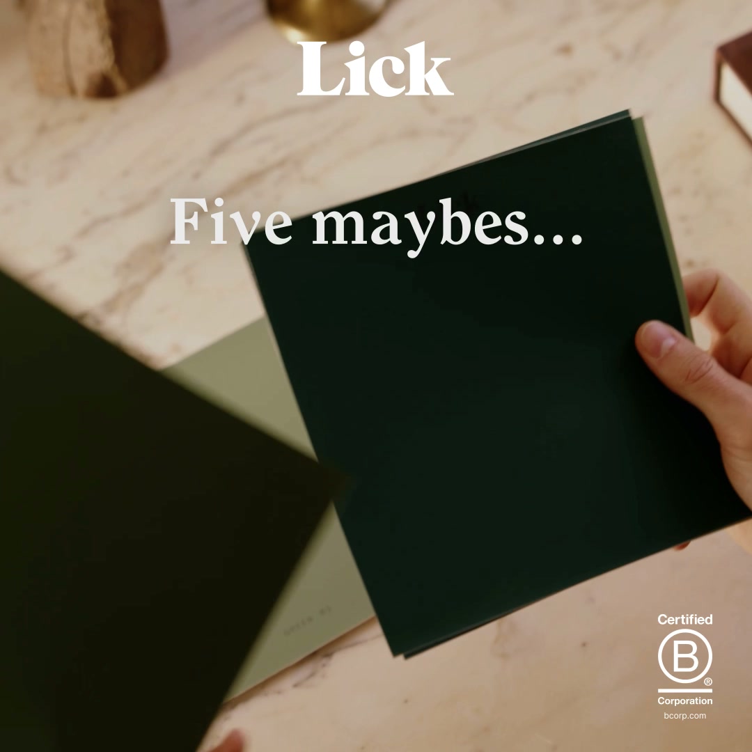 Lick ad: Start with a sample