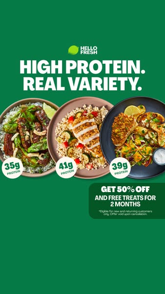 HelloFresh ad: Dinnertime sorted