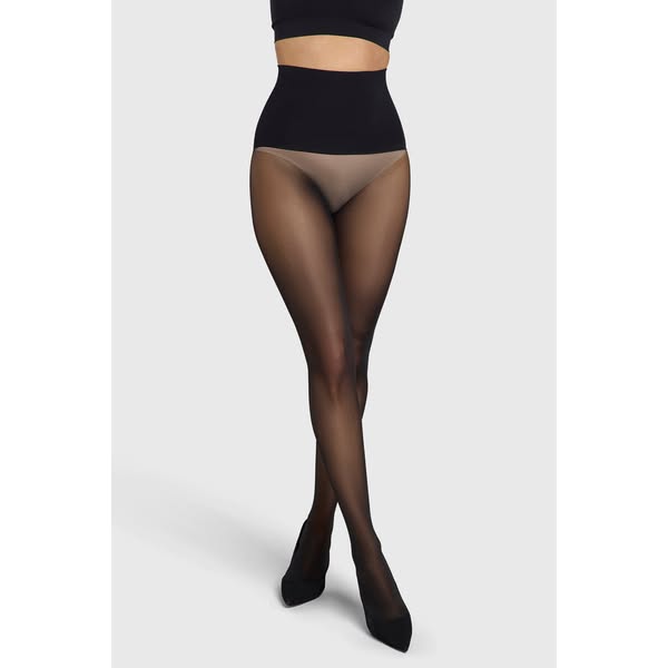 Heist Studios ad: The Thirty-Five Semi-Opaque Tights Black