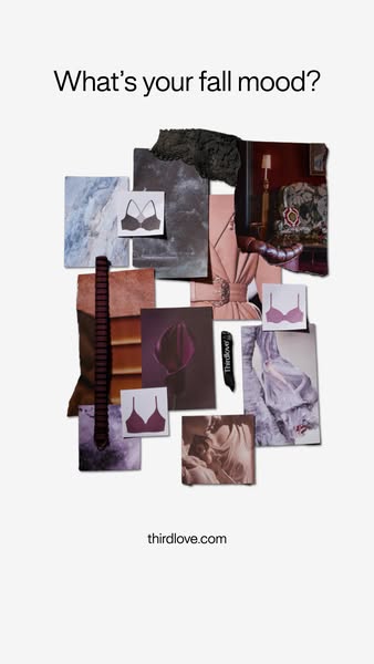 ThirdLove ad: Fall colors are here.