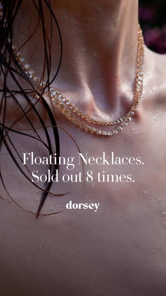 Dorsey ad: THE FLOATING COLLECTION
