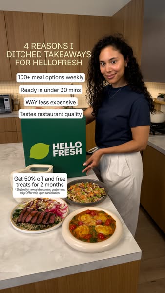 HelloFresh ad: Dinnertime sorted