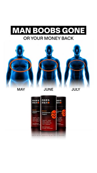 Mars Men ad: Man Boobs Gone Or Money Back