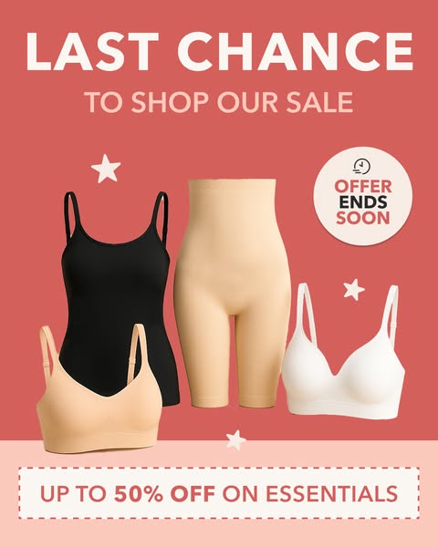 Shapermint ad: BIGGEST SALE | 50% OFF 🔥