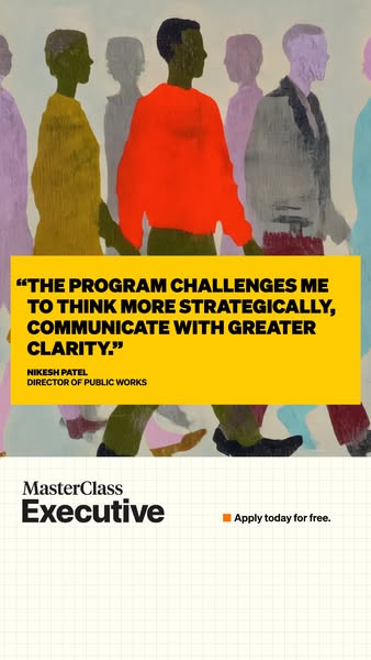 MasterClass ad: Apply For Free Today