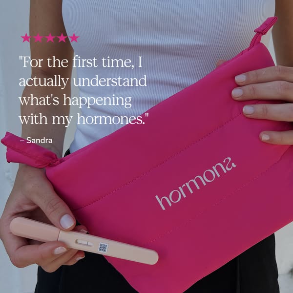Hormona ad: Your hormones have the answers. See them in real time.