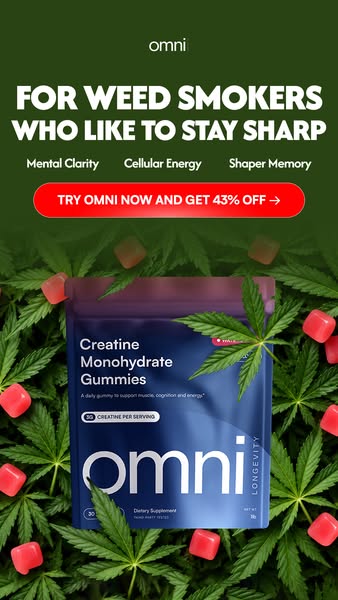 OMNI Longevity ad: Fix the fog. Feel sharp.