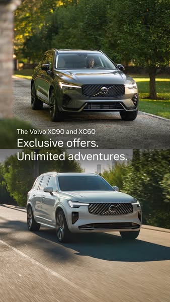 Volvo Car USA ad: The Volvo XC90 and XC60.