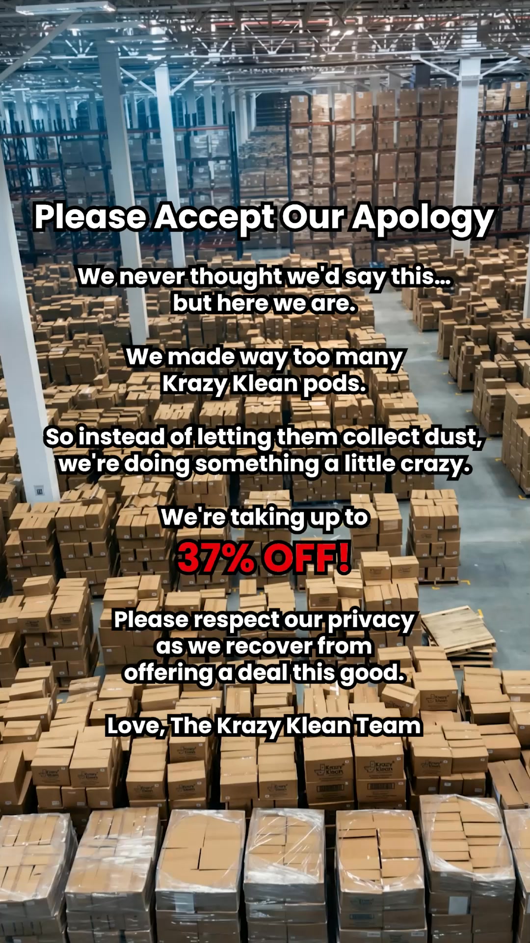 Krazy Klean ad: Get 37% Off Krazy Klean