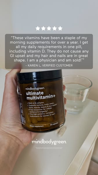mindbodygreen ad: Like 8 supplements in 2 capsules.*