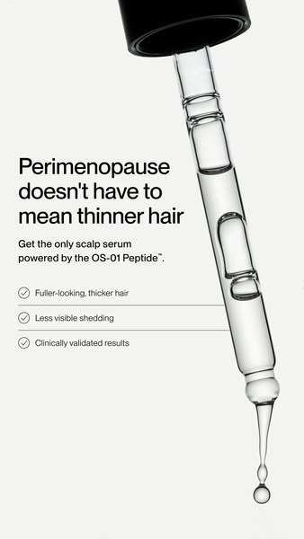 OneSkin ad: Meet OS-01 HAIR: Fuller, healthier-looking hair awaits