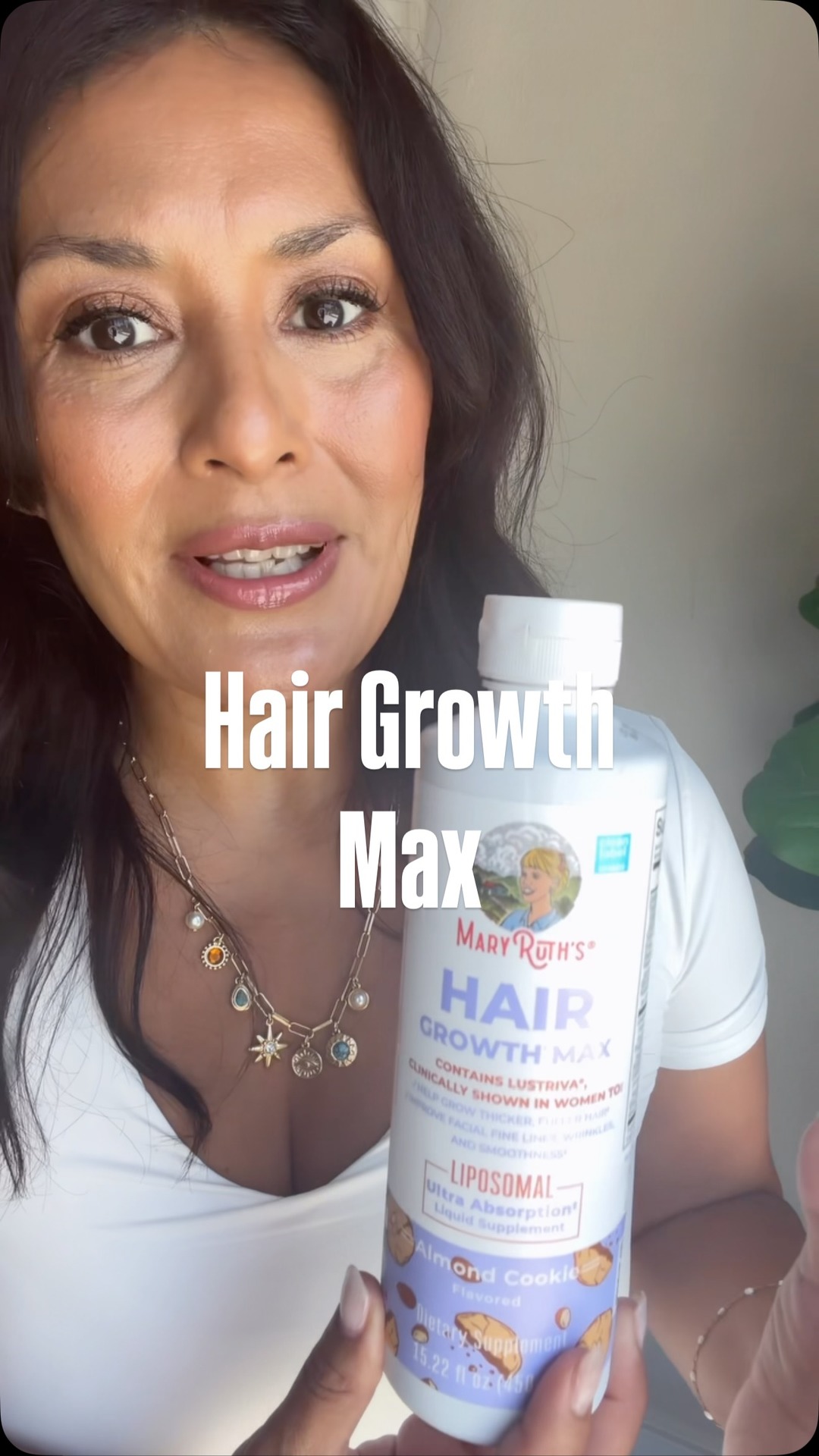 MaryRuth's ad: Still working on the same hair goals to have healthy thicker and fuller hair … I’ve learned that I can buy the best products to put on my ha