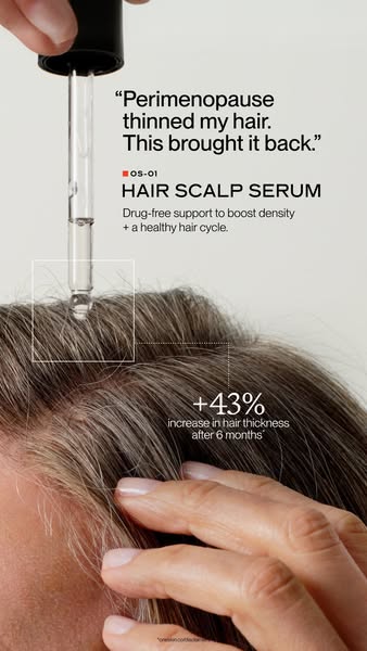 OneSkin ad: Target hair loss with OS-01 HAIR