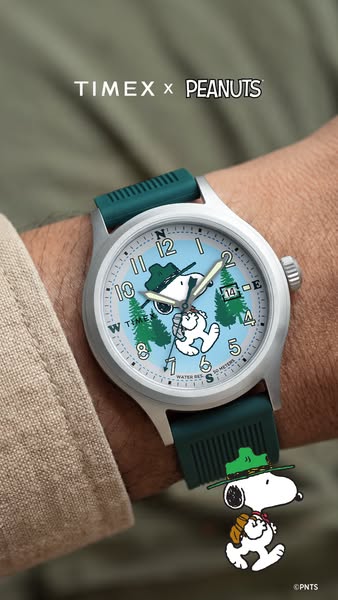 Timex ad: Timex x Peanuts