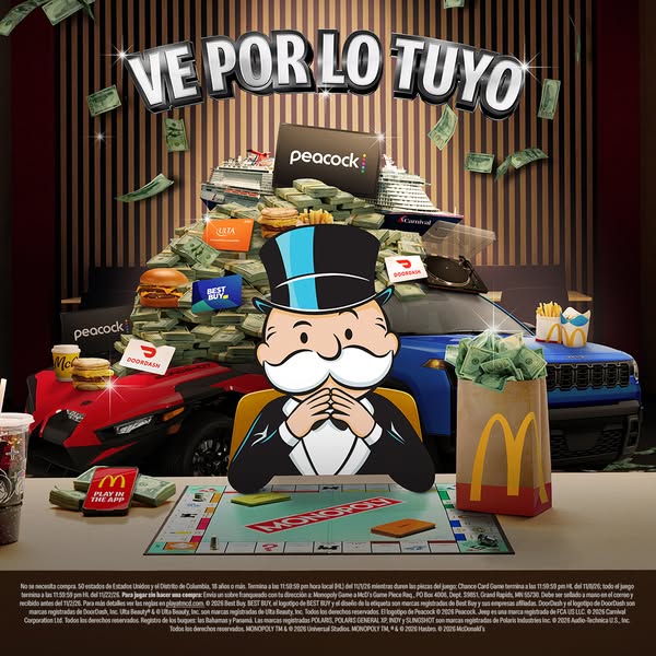 McDonald's ad: Juega Monopoly en McD’s