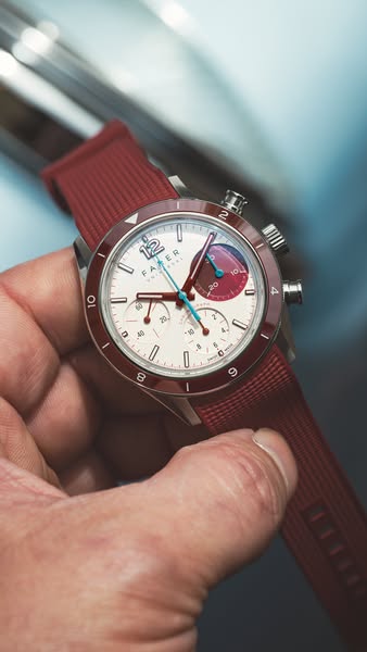 Farer ad: NEW Racing Chronograph Collection