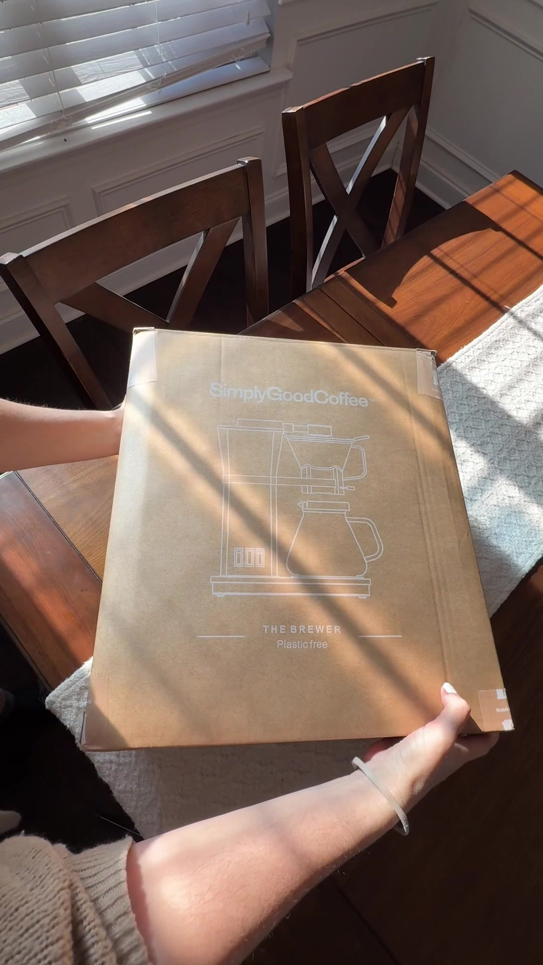 Simply Good Coffee ad: 100% Plastic-Free Brewing!