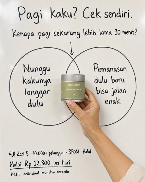 Treelogy ad: Sendi sakit setiap pagi? Tubuh Anda butuh ini