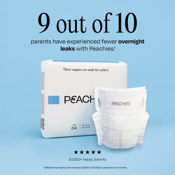 Peachies ad: Get Your Trial Pack For £12