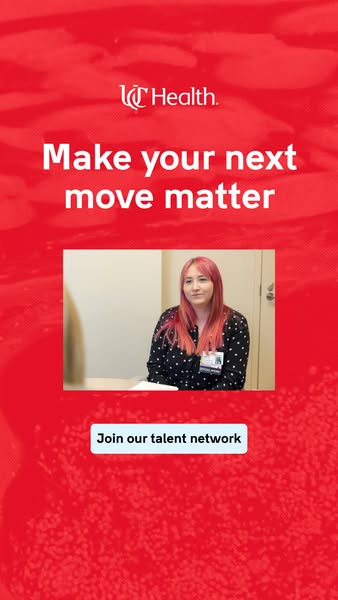 UC Health ad: Discover an on-site social work career that offers stability, growth, and a collaborative culture focused on providing exceptional care. App