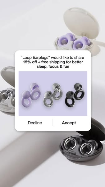 Loop ad: Shop our Earplug Bundle 👂