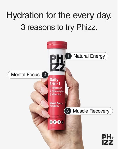 Phizz ad: FREE DELIVERY WITH YOUR ORDER 🚚