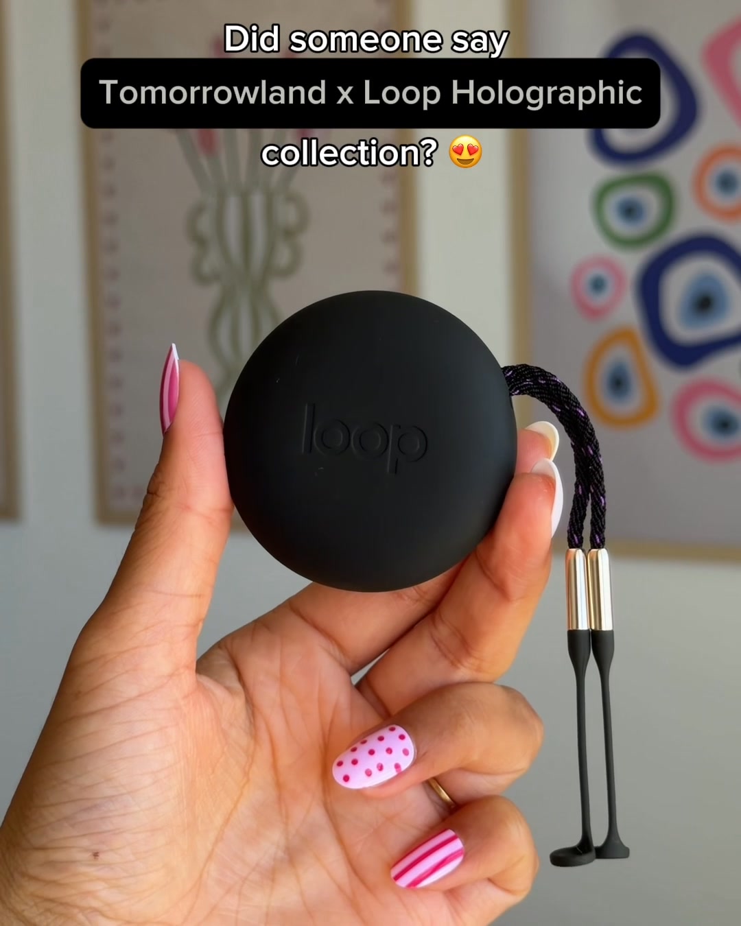 Loop ad: Shop Tomorrowland x Loop Earplugs