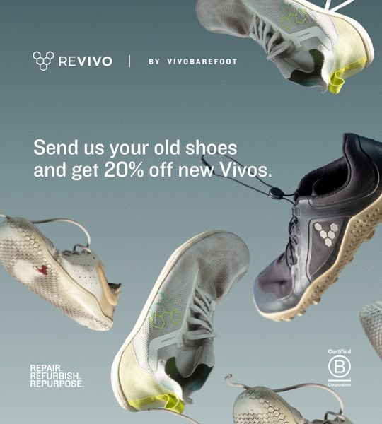 Vivobarefoot ad: Discover Take Back