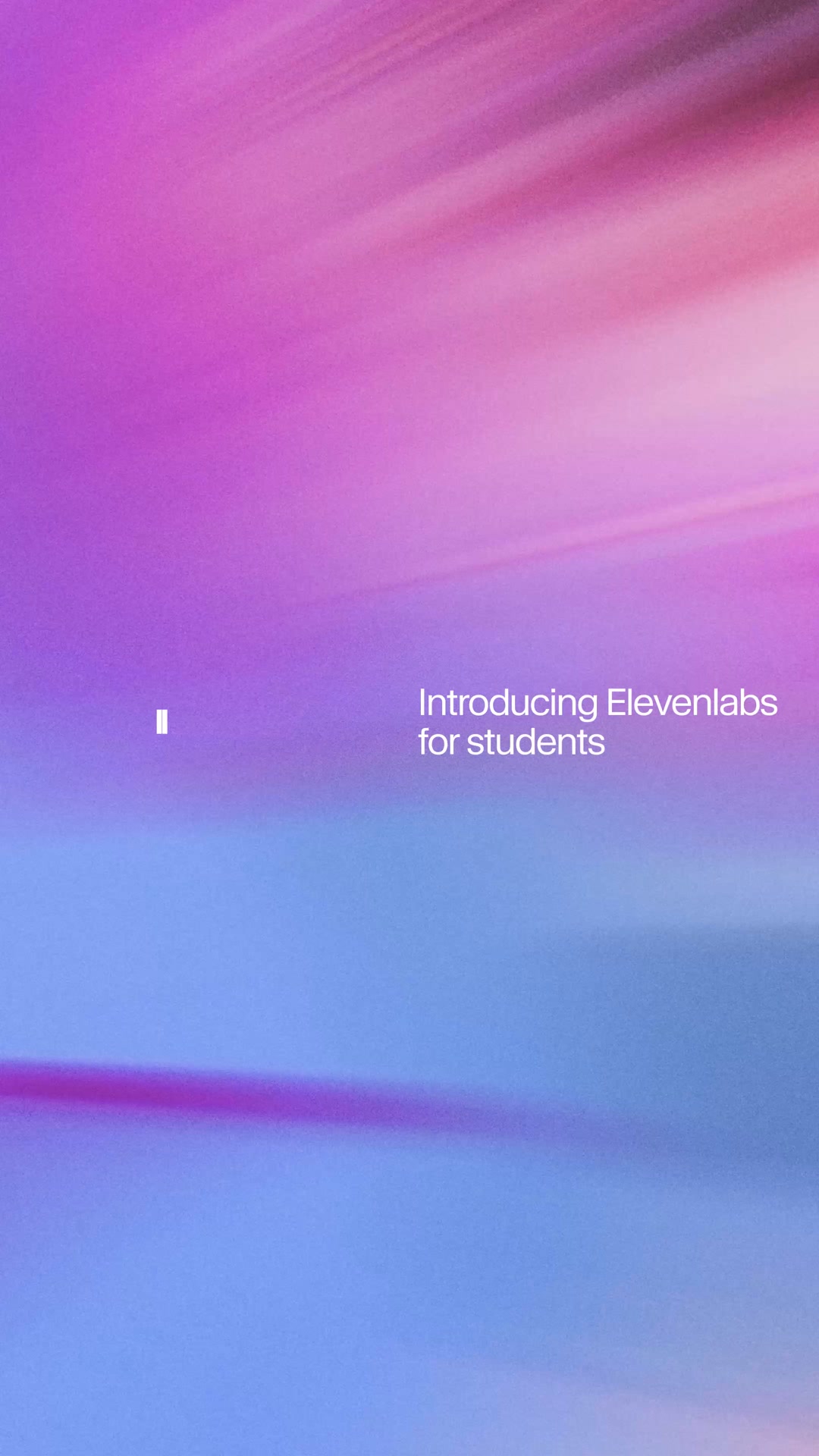 ElevenLabs ad: Join 7,500,000+ Creators | ElevenLabs for Students