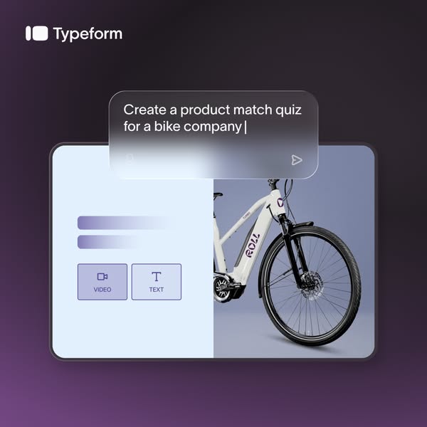 Typeform ad: Try Typeform AI