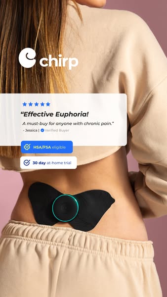 Chirp ad: Targeted Lower Back Pain Relief