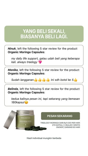 Treelogy ad: Bangun Pagi Tanpa Basah Kuyup