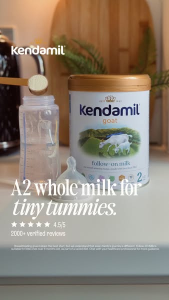 Kendamil ad: The UK's No.1 goat formula* 🐐