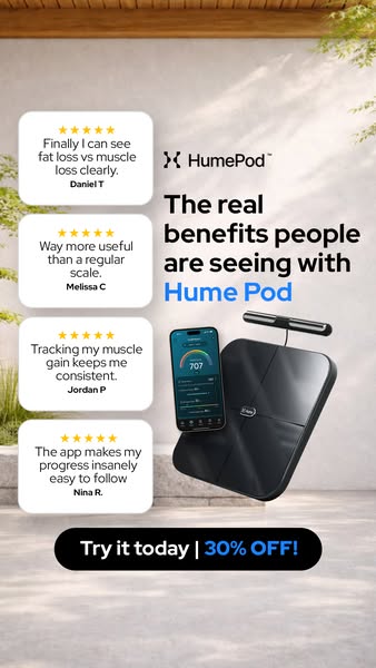 Hume Health ad: Loved by 1.2M+ Users