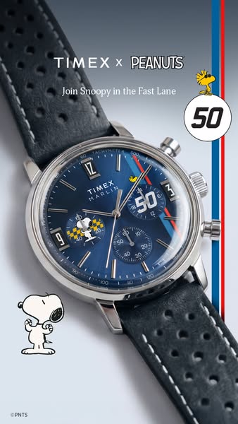 Timex ad: Timex x Peanuts
