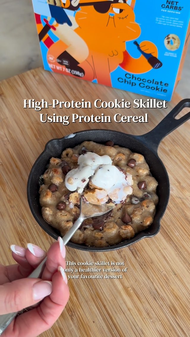 Magic Spoon Cereal ad: This might be my new favorite way to eat cereal. Per serving, @magicspooncereal has 13g of protein, 0g of sugar, is gluten-free, and most im