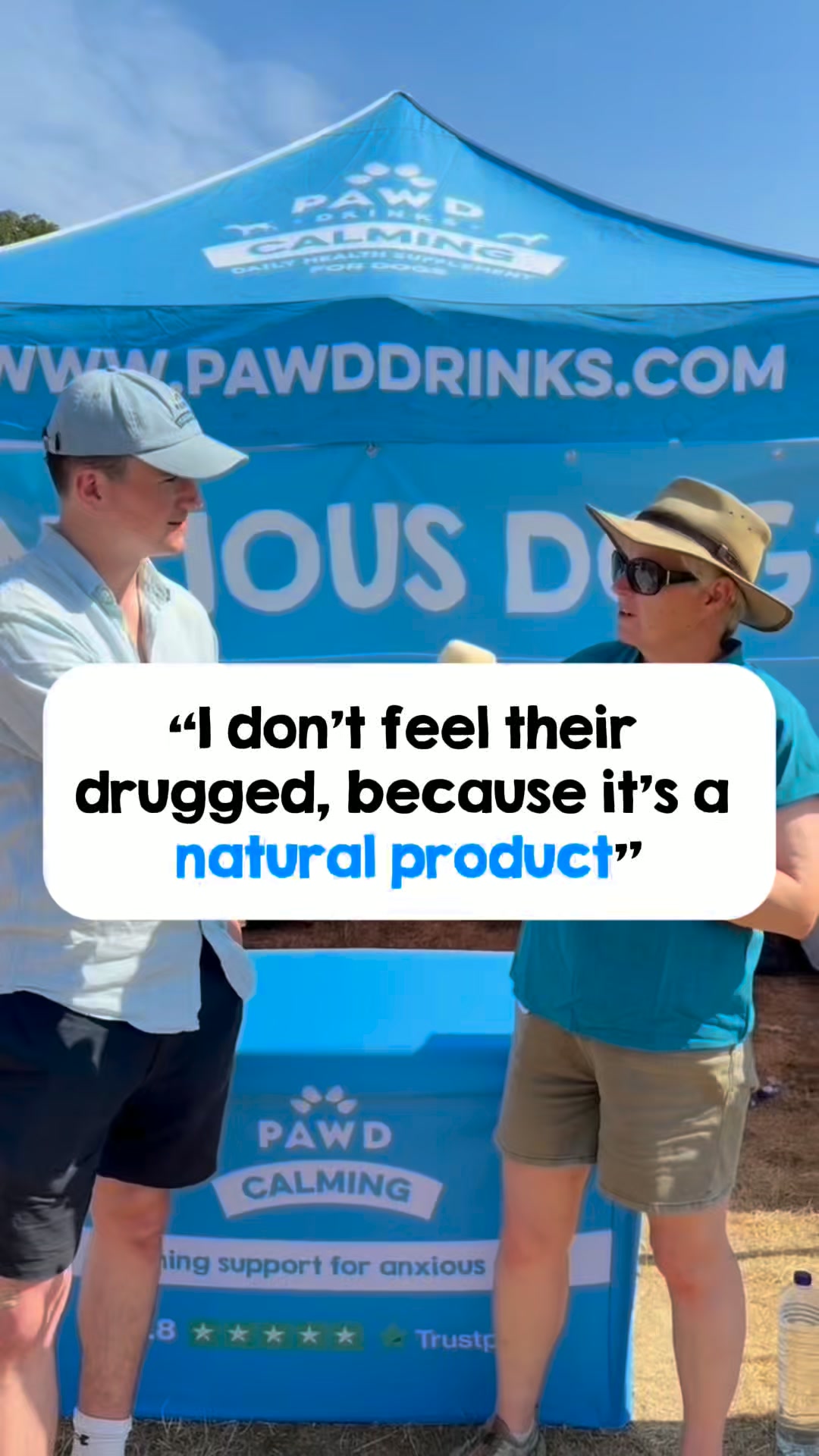 Pawd Drinks ad: Daily Calm for Anxious Dogs